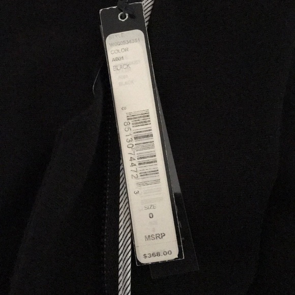 ALICE + OLIVIA GRACIE LEATHER-SLEEVE DRESS NWT - Picture 5 of 8